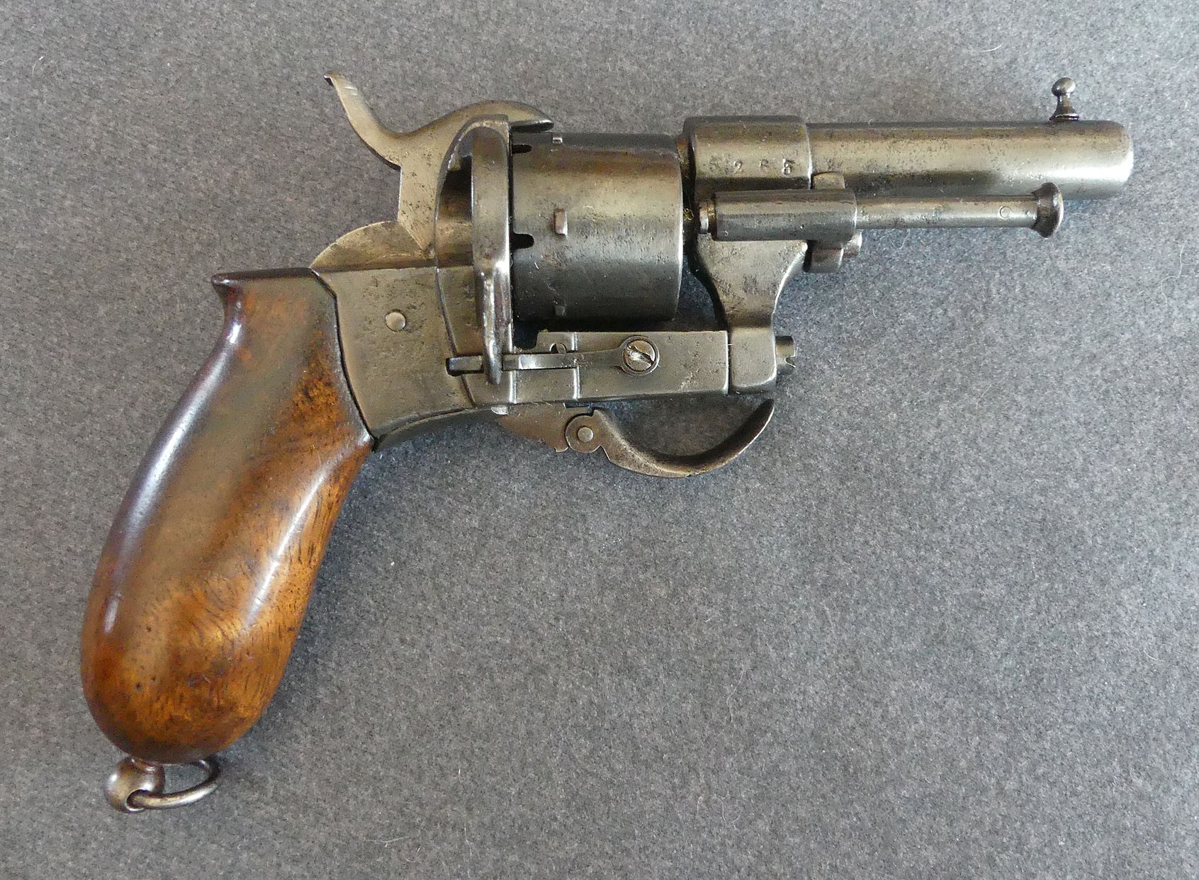 Revolver à broche cal 7mm Dumonthier breveté