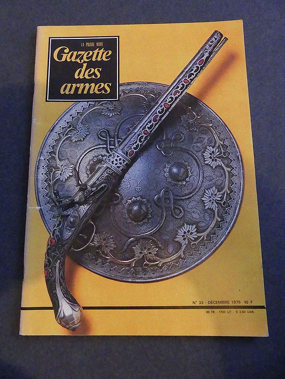 Gazette des armes n°33 decembre 1975