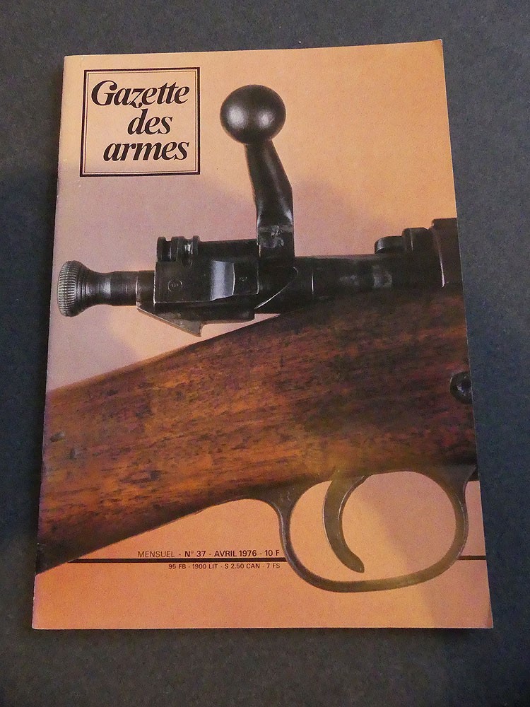 Gazette des armes n°37 Avril 1976