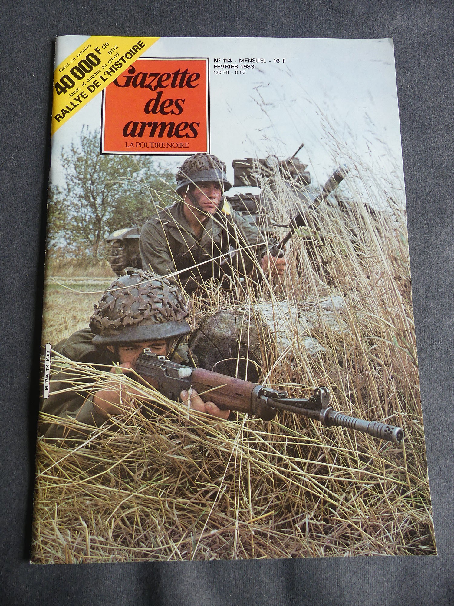 Gazette des armes No 114 fevrier 1983