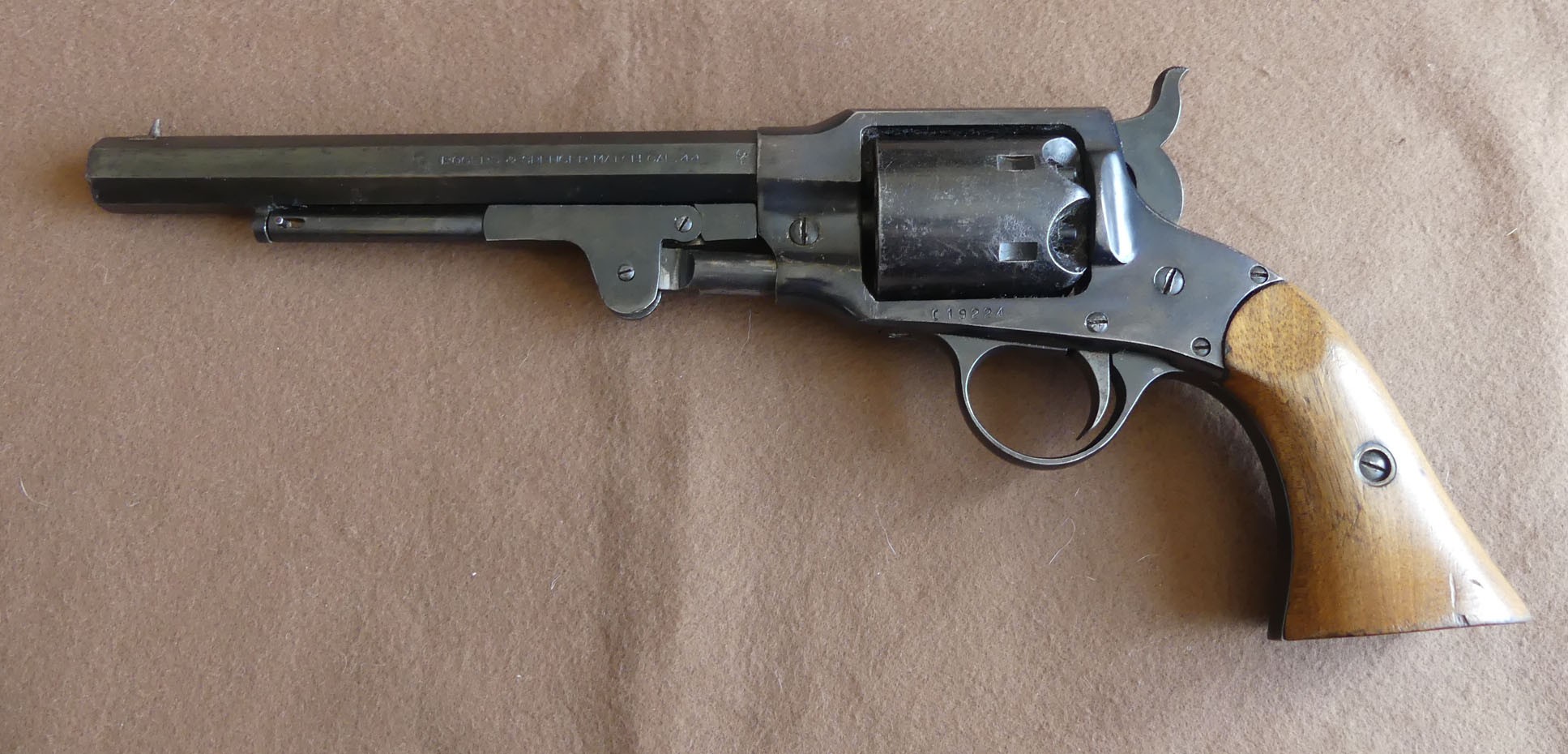 Revolver Rogers & Spencer 1865 cal 44 PN Modèle Match