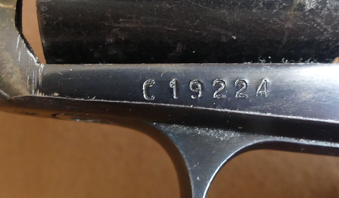 Revolver Rogers & Spencer 1865 cal 44 PN Modèle Match