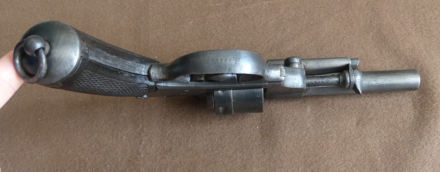 Revolver Chamelot & Delvigne 1873 de troupe millésime 1876