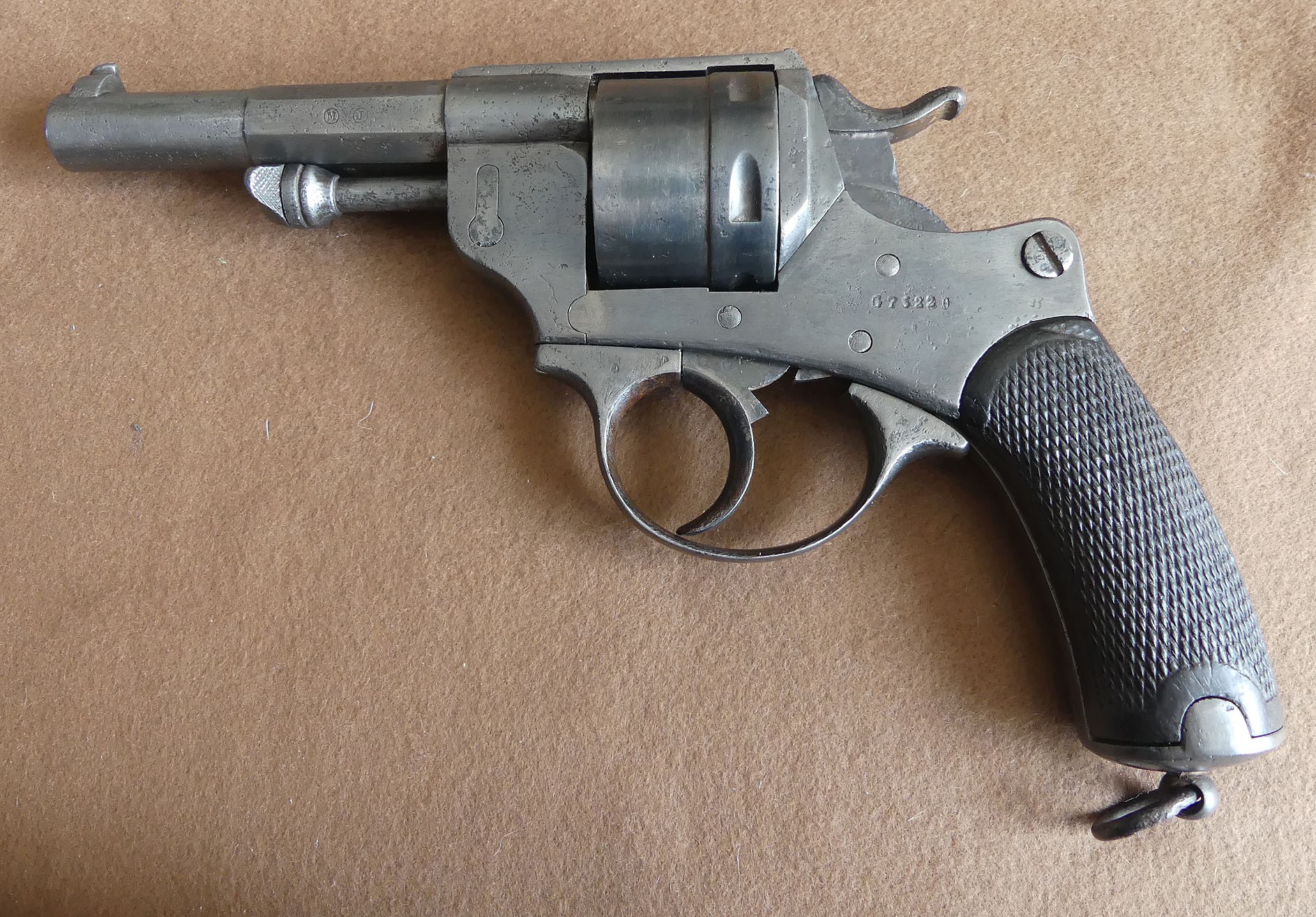 Revolver Chamelot & Delvigne 1873 de troupe millésime 1876