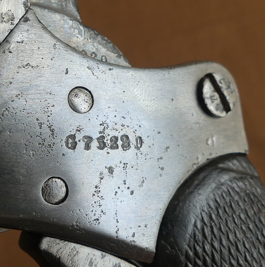Revolver Chamelot & Delvigne 1873 de troupe millésime 1876