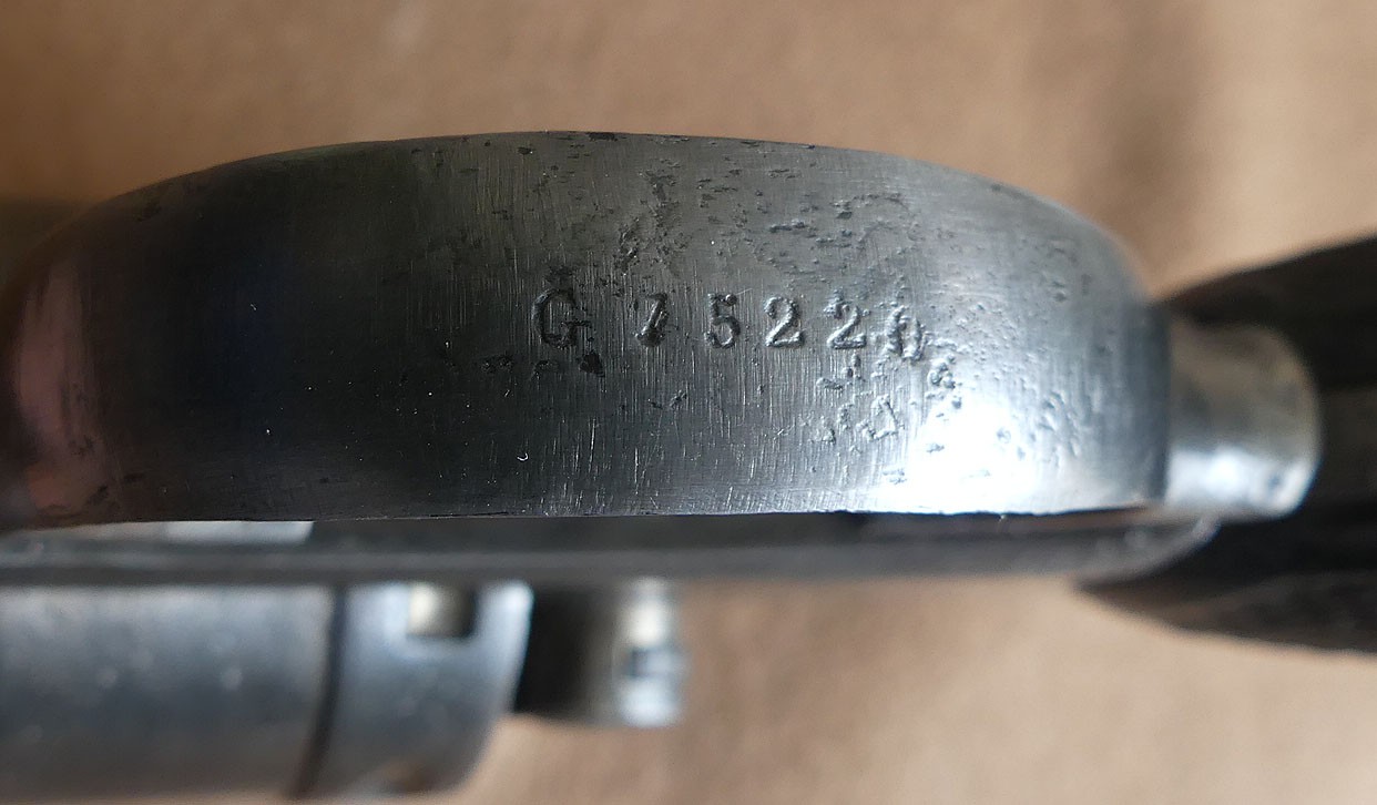 Revolver Chamelot & Delvigne 1873 de troupe millésime 1876