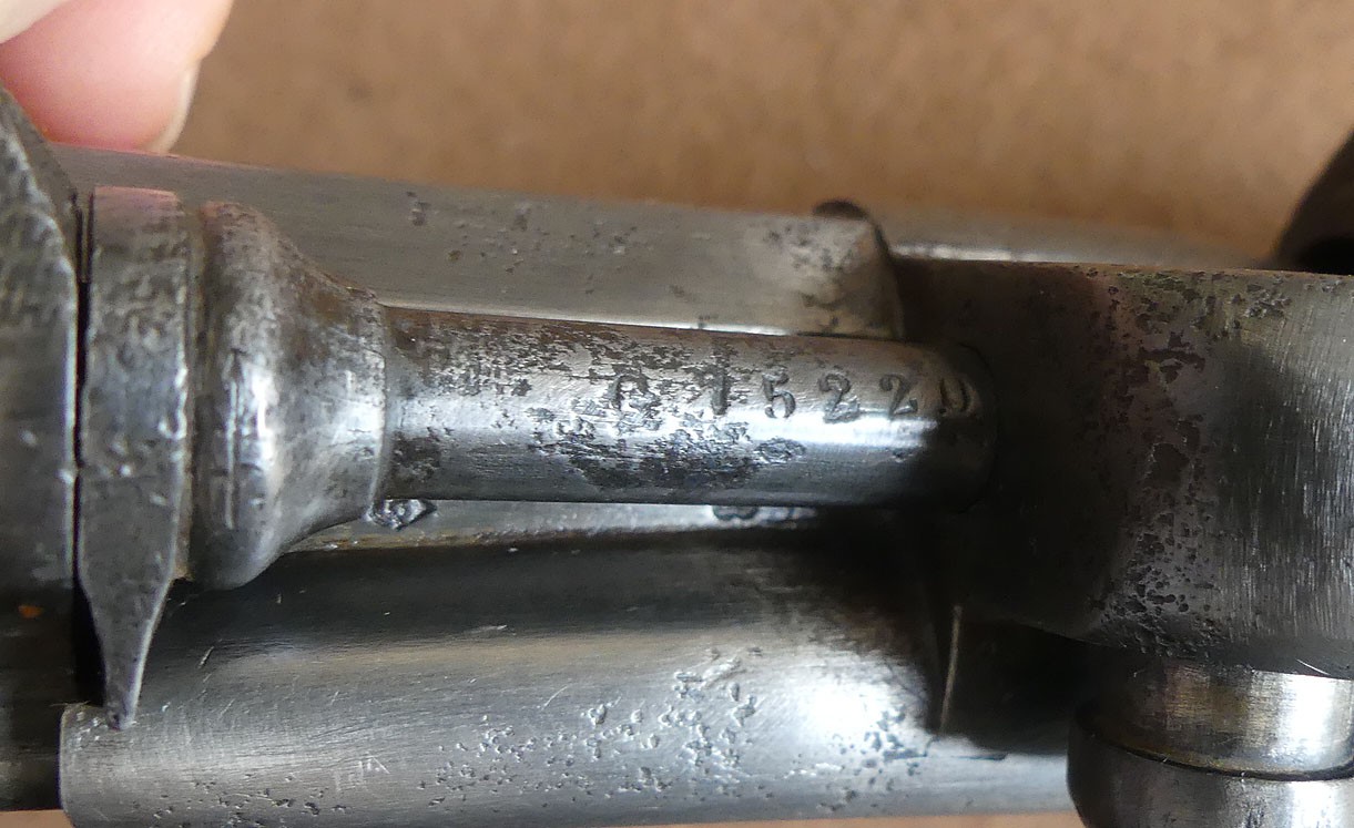 Revolver Chamelot & Delvigne 1873 de troupe millésime 1876
